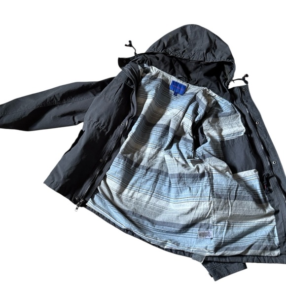 Aeropostale Black Medium Weight Men’s Hooded Jacket -Size L - Picture 6 of 9